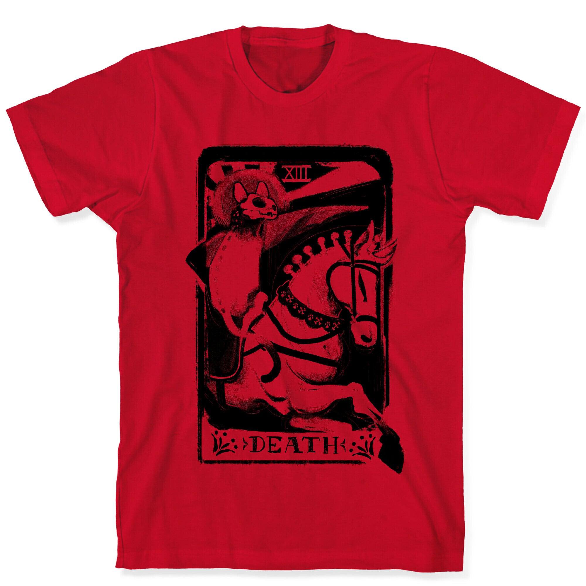 Cat Death Tarot T-Shirt