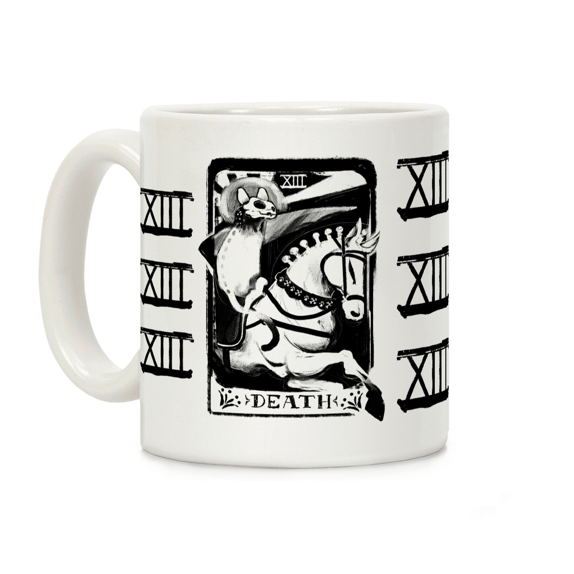 Cat Death Tarot Coffee Mug