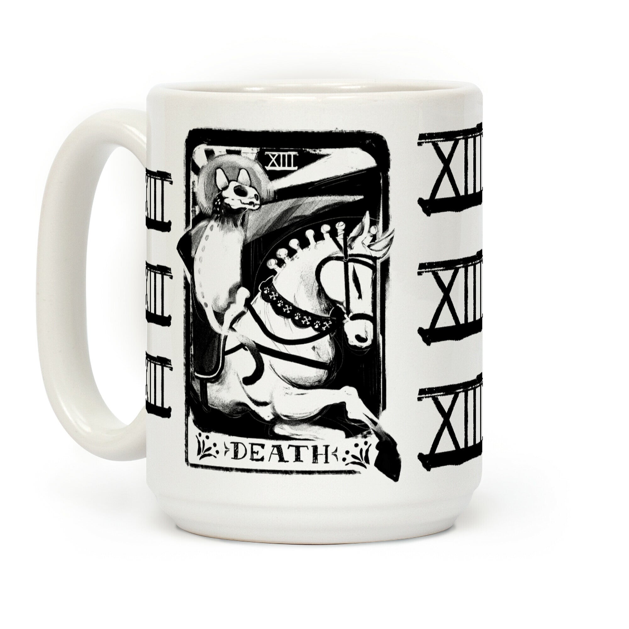 Cat Death Tarot Coffee Mug