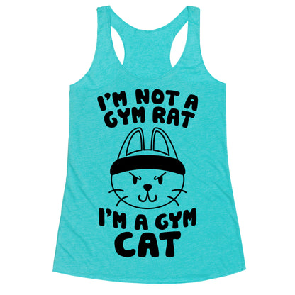 I'm A Gym Cat Racerback Tank