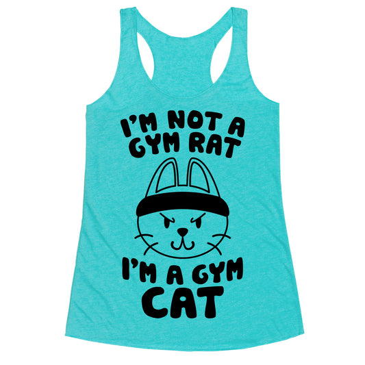 I'm A Gym Cat Racerback Tank