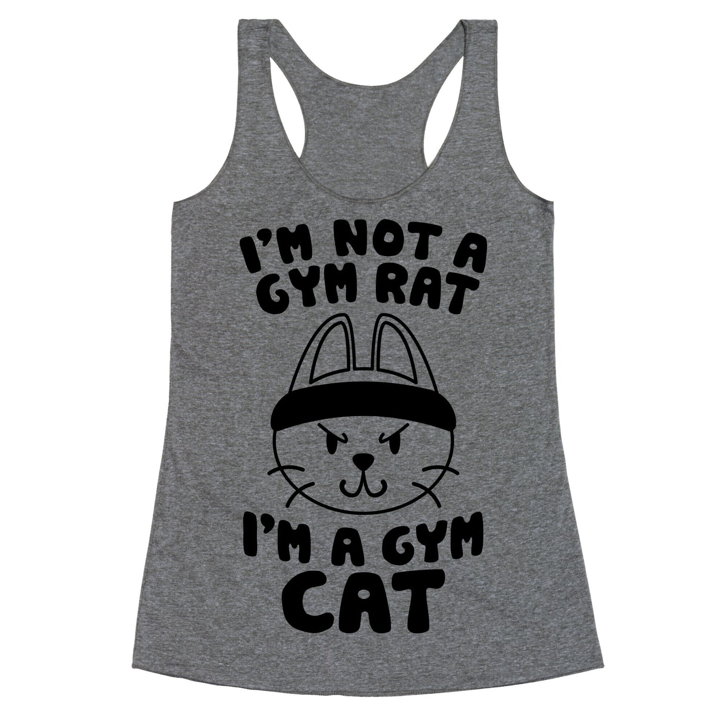 I'm A Gym Cat Racerback Tank