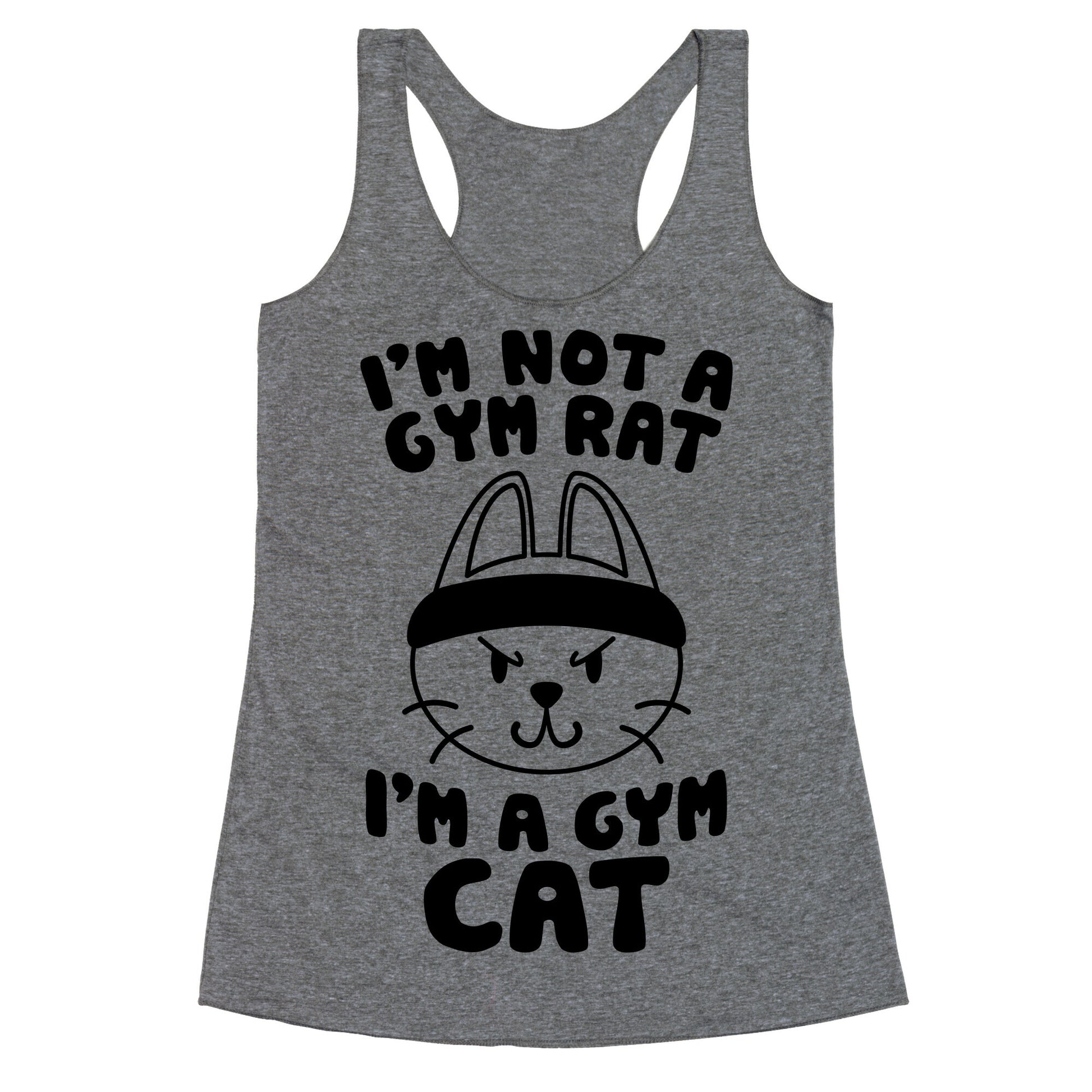 I'm A Gym Cat Racerback Tank