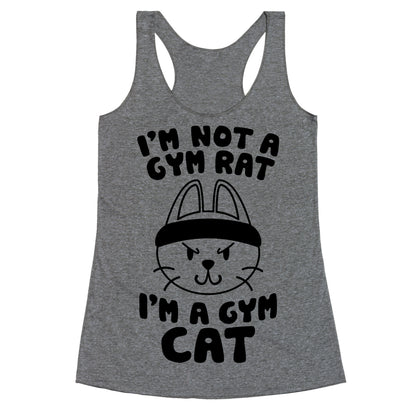 I'm A Gym Cat Racerback Tank