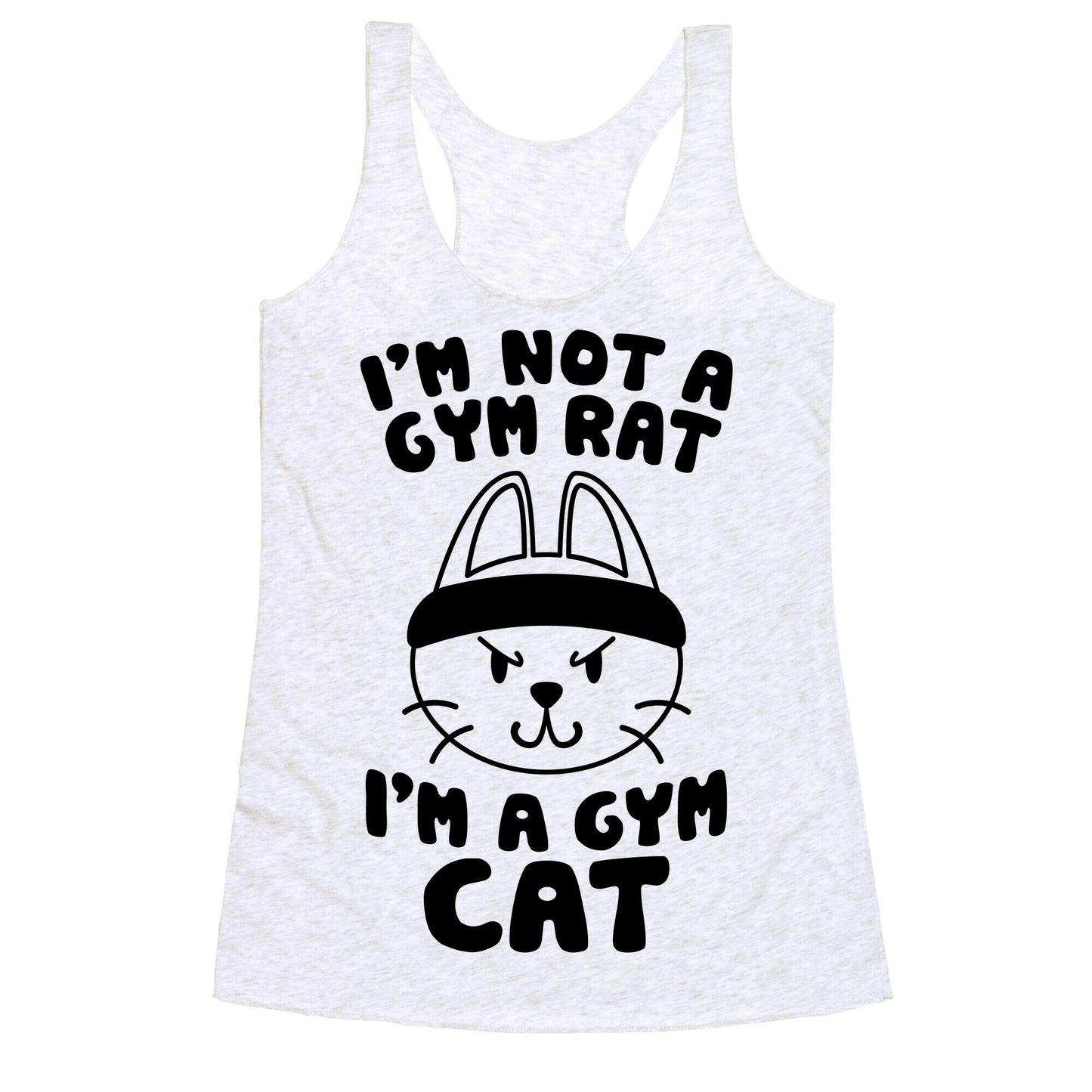 I'm A Gym Cat Racerback Tank