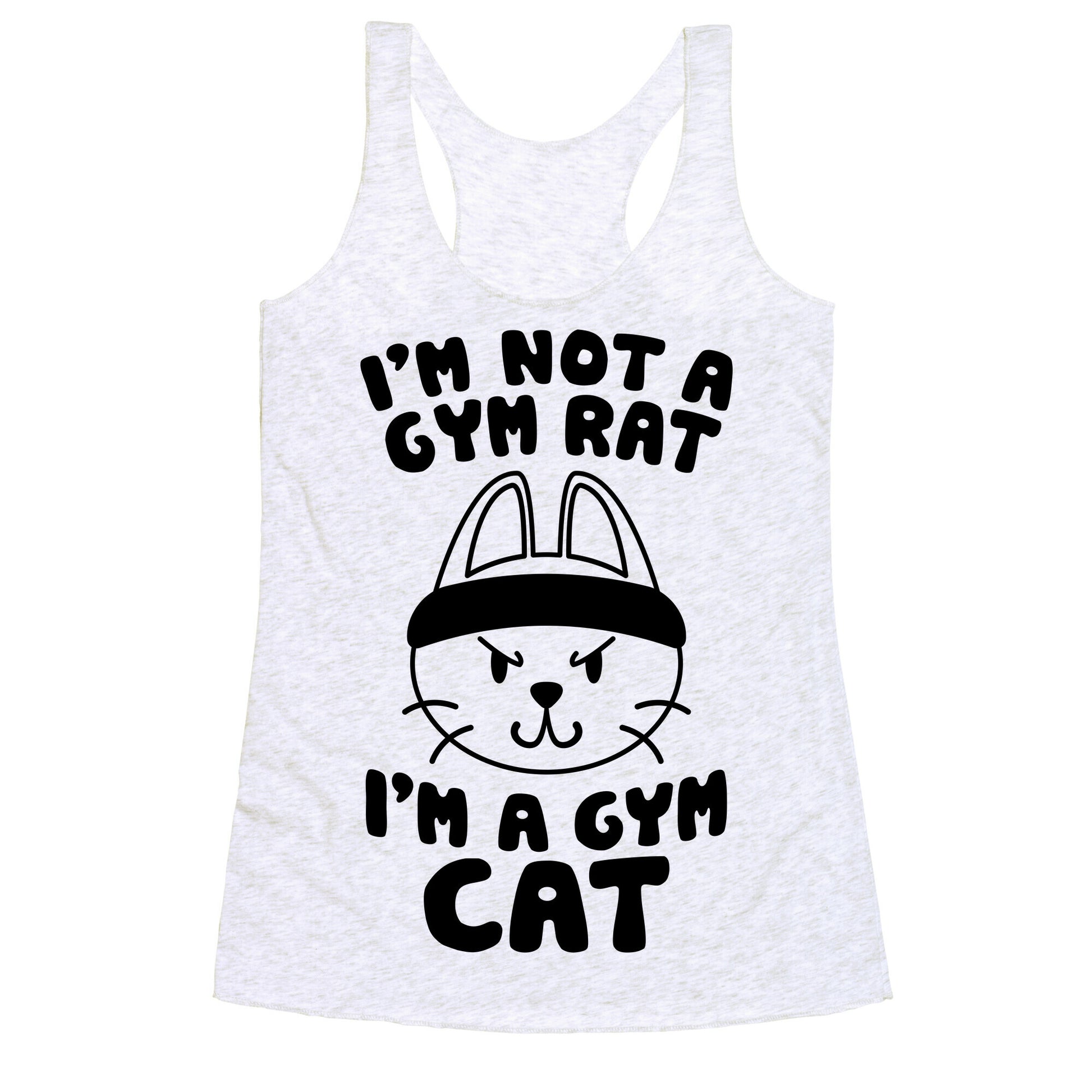 I'm A Gym Cat Racerback Tank