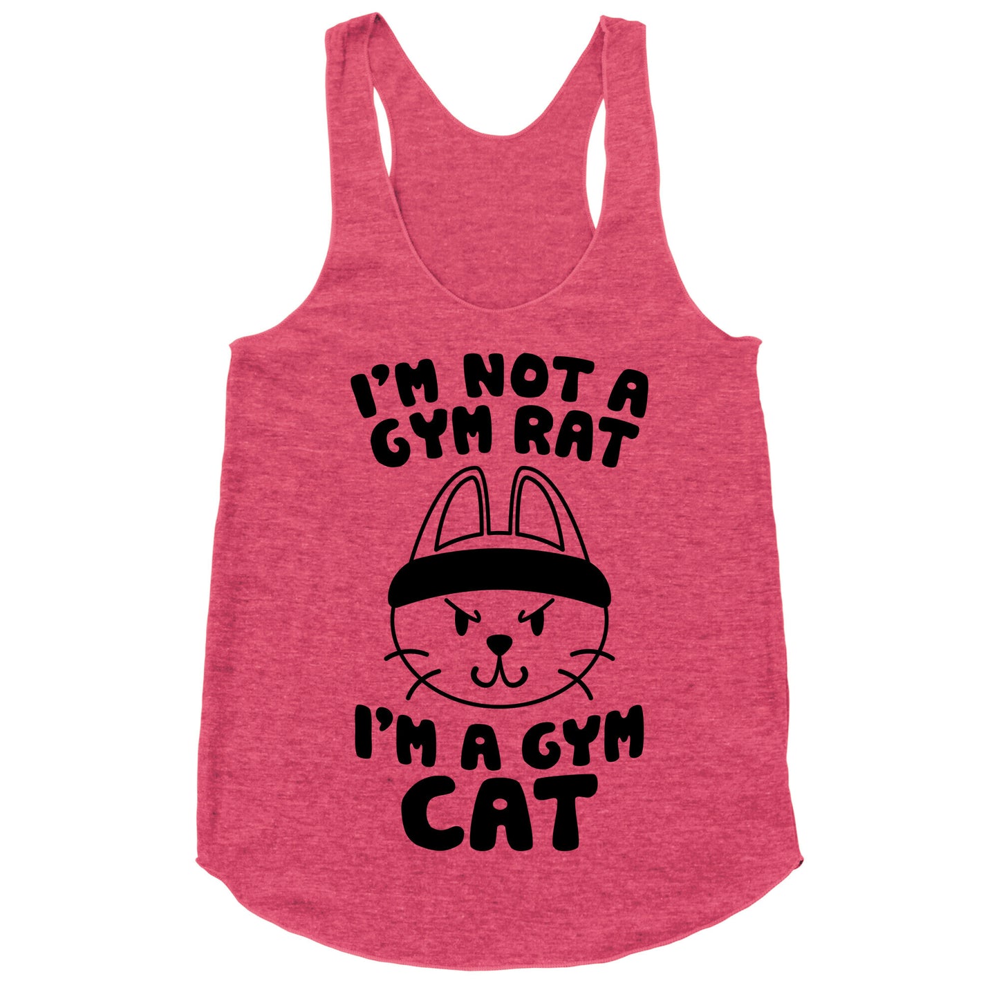 I'm A Gym Cat Racerback Tank