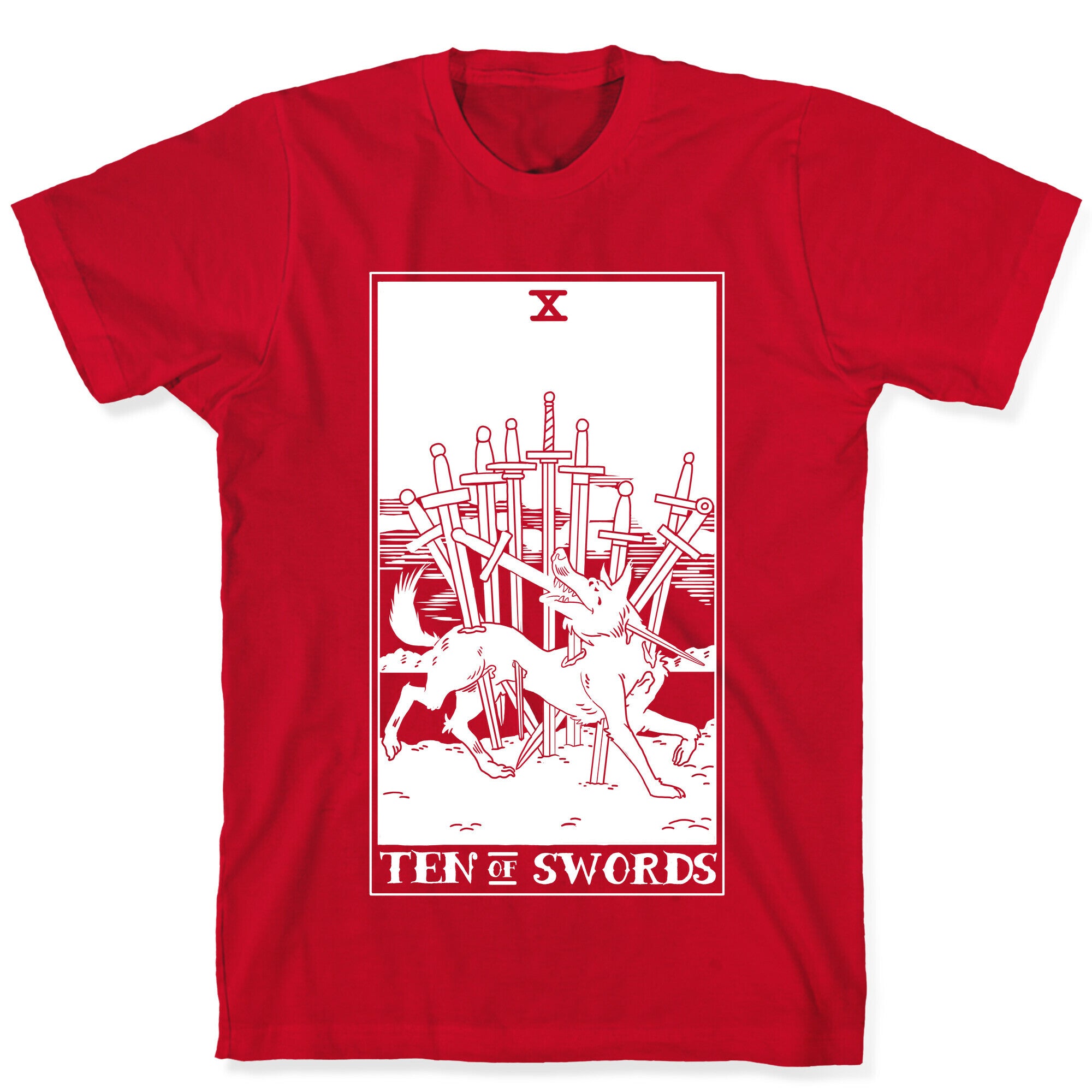 The Ten Of Swords T-Shirt