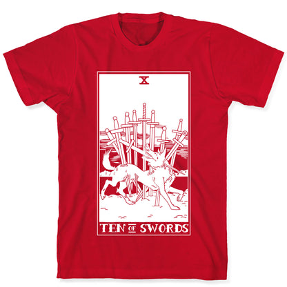 The Ten Of Swords T-Shirt
