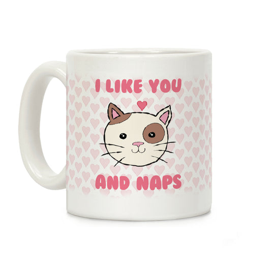 I Like You And Naps Coffee Mug