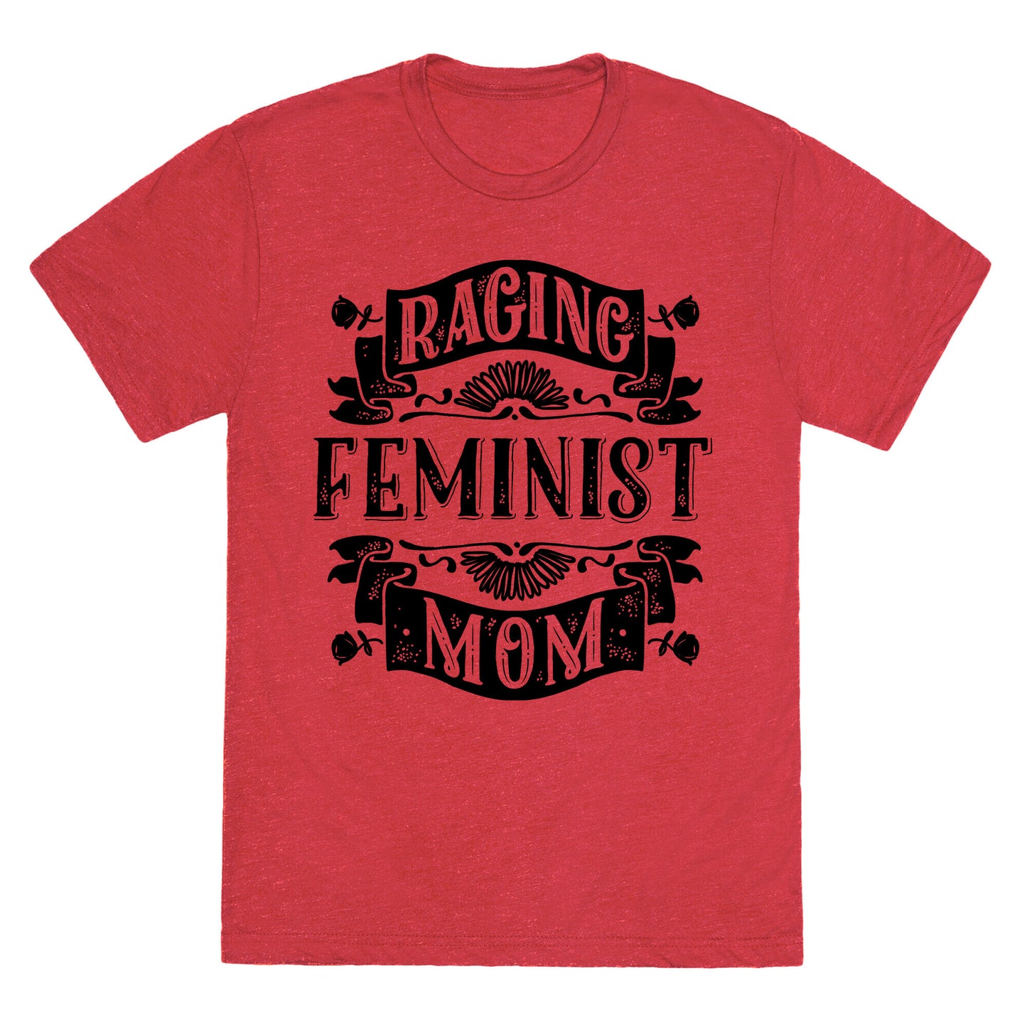 Raging Feminist Mom Unisex Triblend Tee