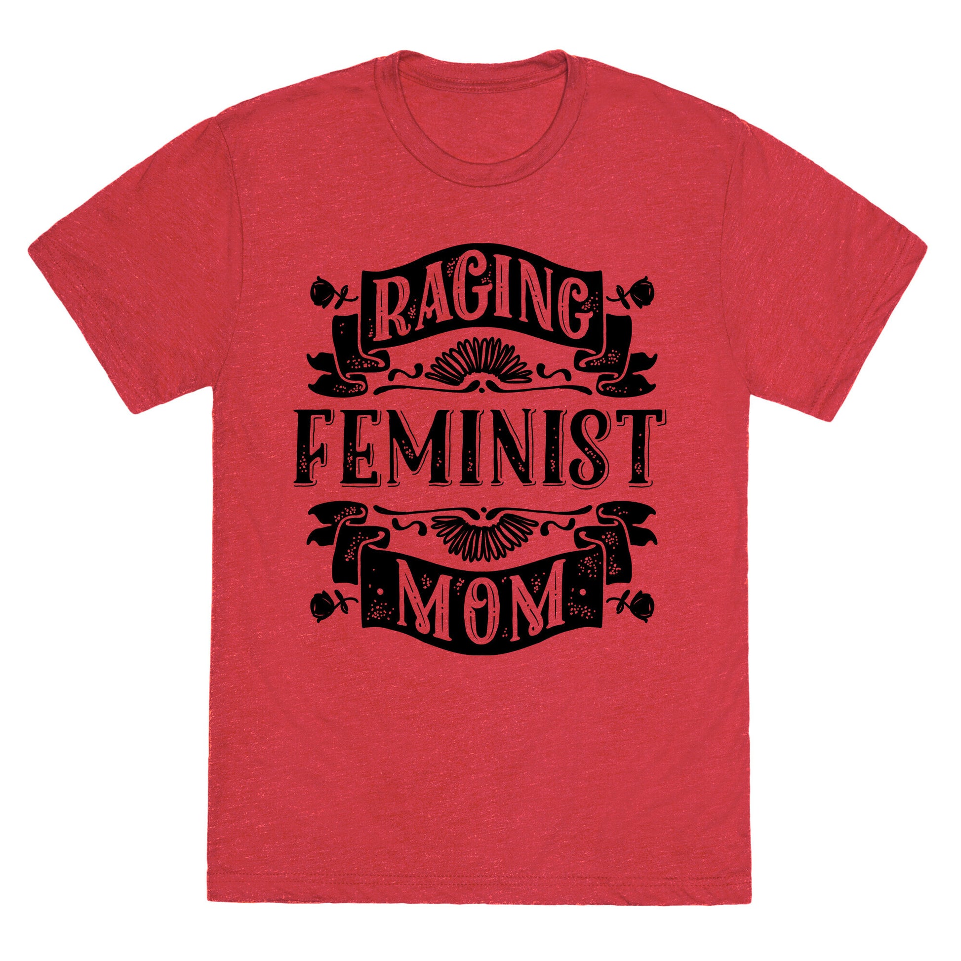 Raging Feminist Mom Unisex Triblend Tee