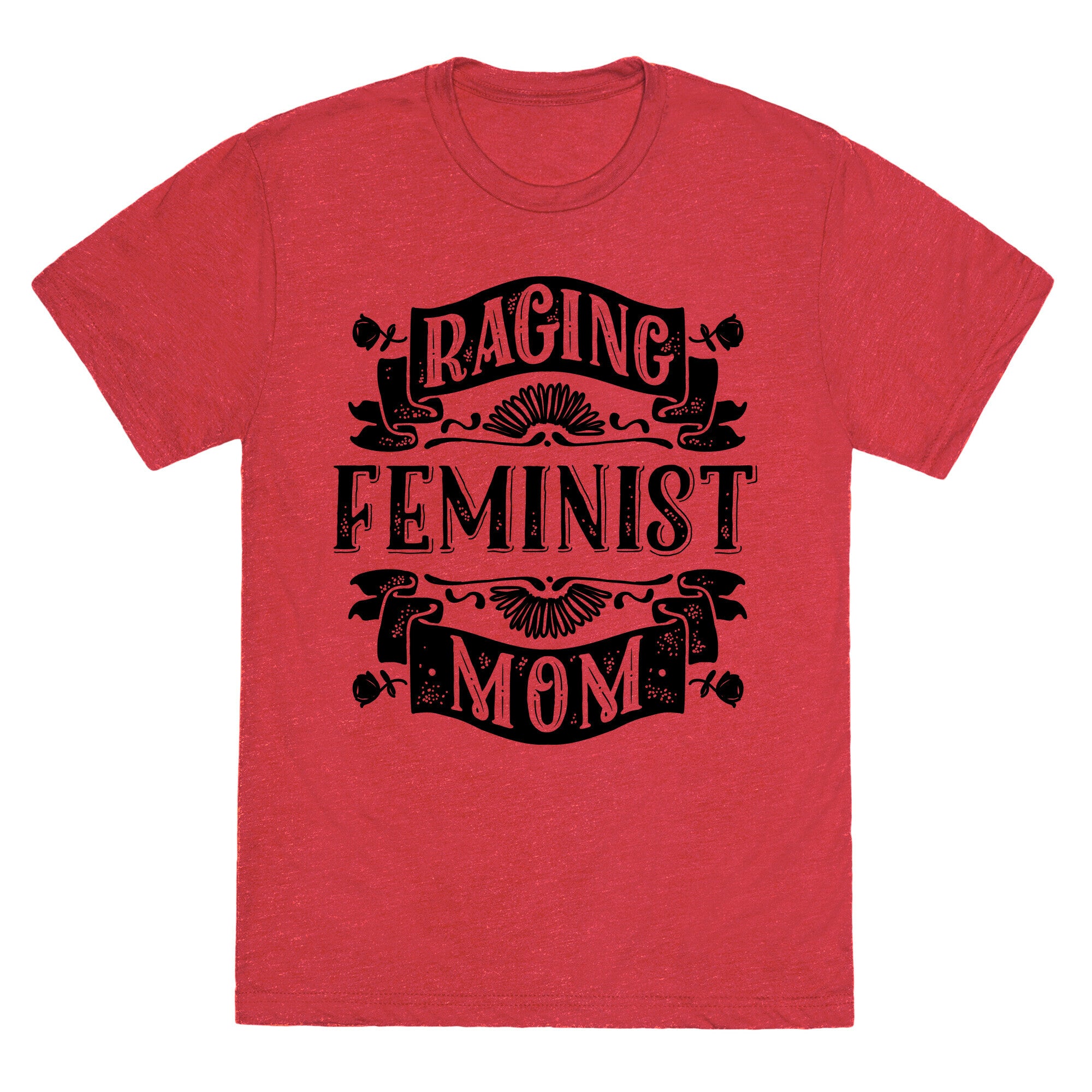 Raging Feminist Mom Unisex Triblend Tee
