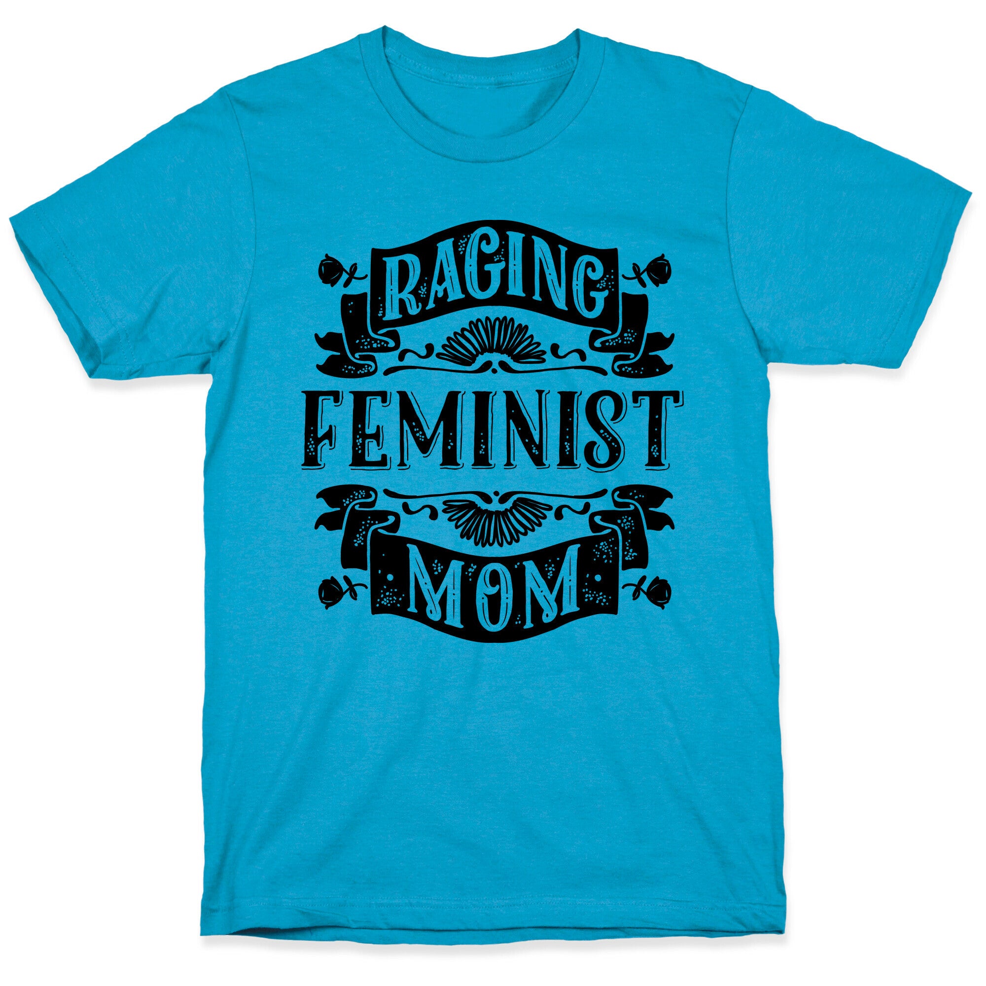 Raging Feminist Mom Unisex Triblend Tee
