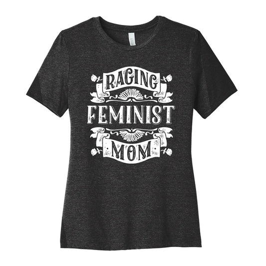Raging Feminist Mom Women's Cotton Tee