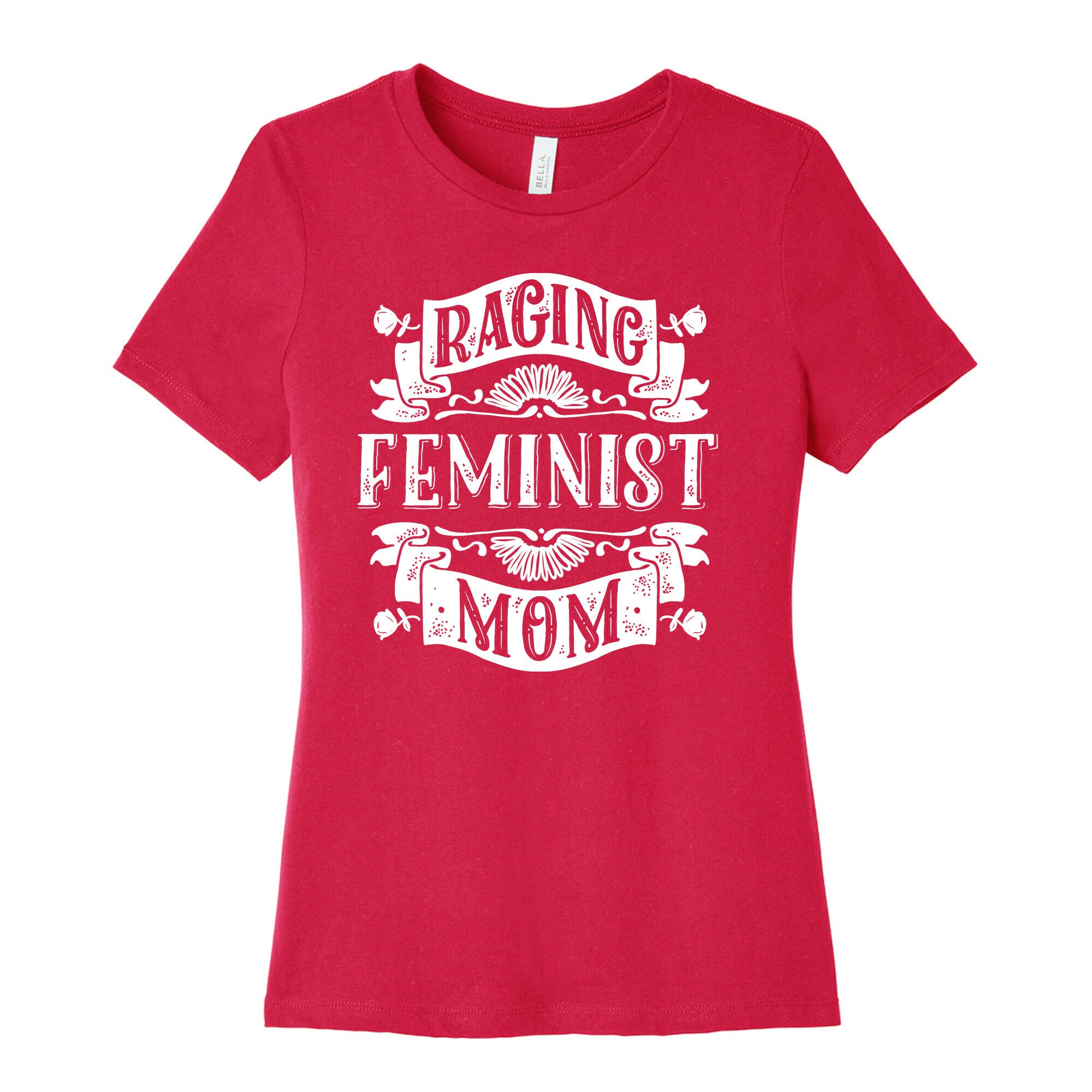 Raging Feminist Mom Women's Cotton Tee