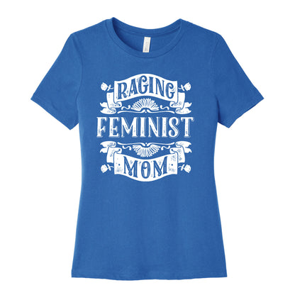 Raging Feminist Mom Women's Cotton Tee