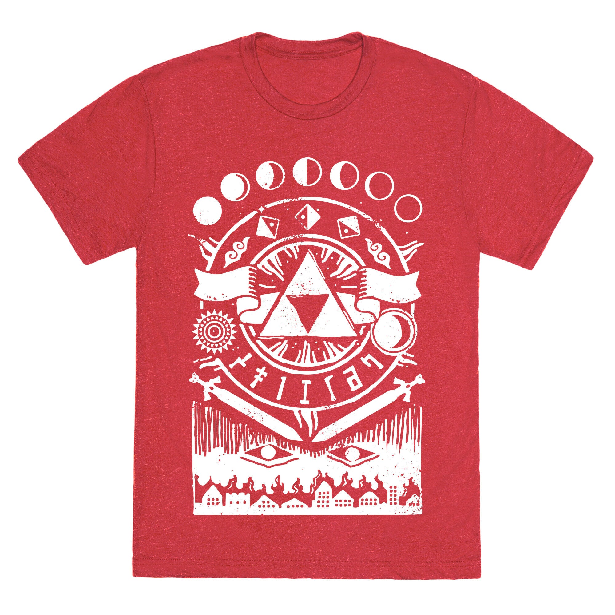 Hyrule Occult Symbols Unisex Triblend Tee