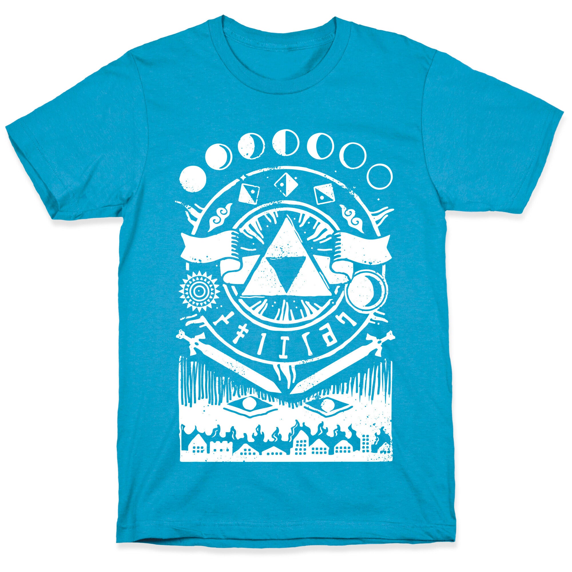 Hyrule Occult Symbols Unisex Triblend Tee