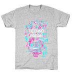 Techno Pagan Glitch Art T-Shirt