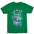 Techno Pagan Glitch Art T-Shirt