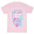 Techno Pagan Glitch Art T-Shirt