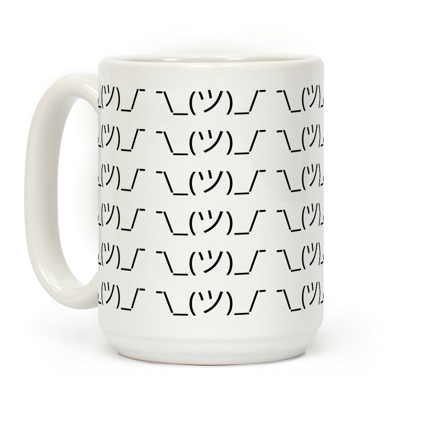 Emoticon Shrugs Coffee Mug
