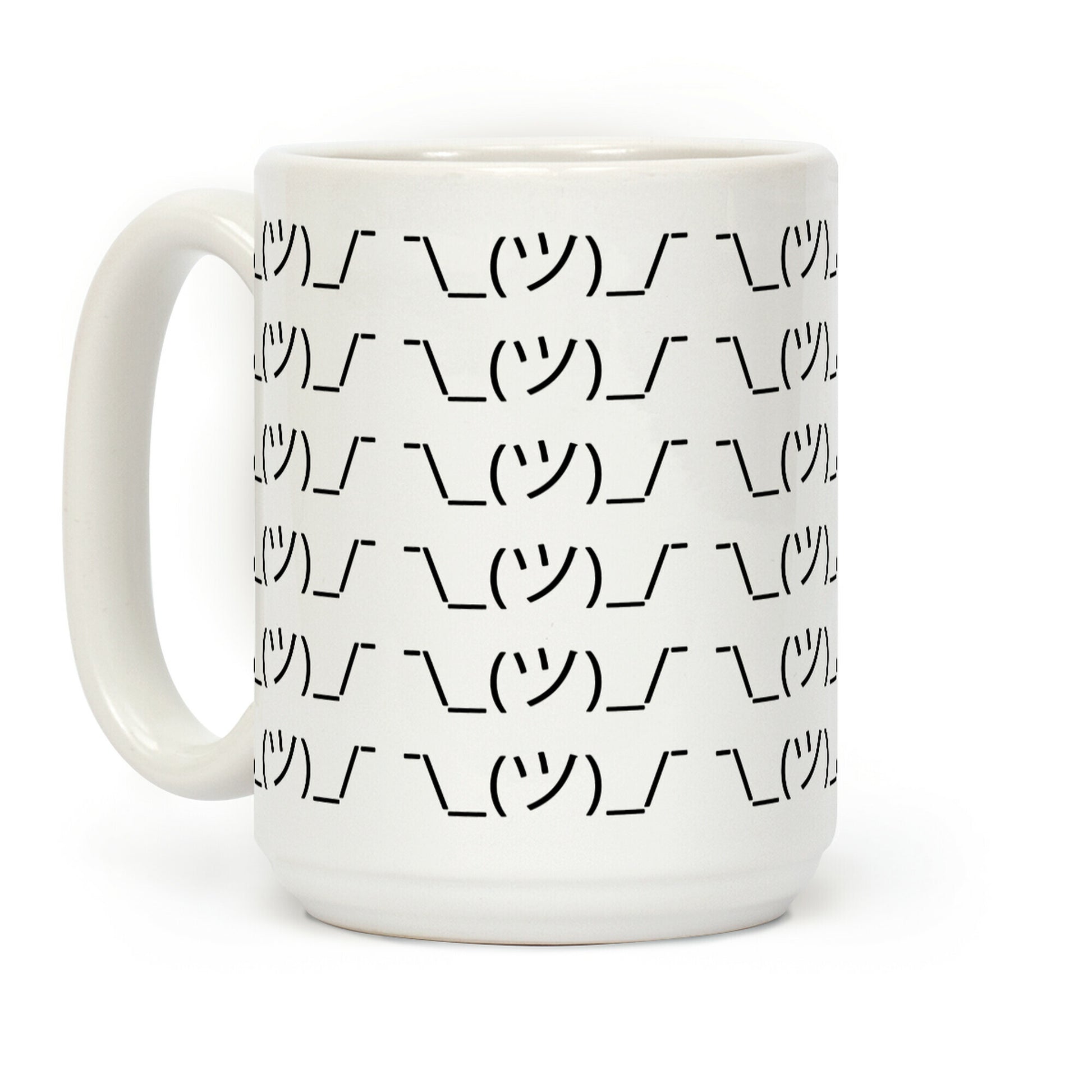 Emoticon Shrugs Coffee Mug