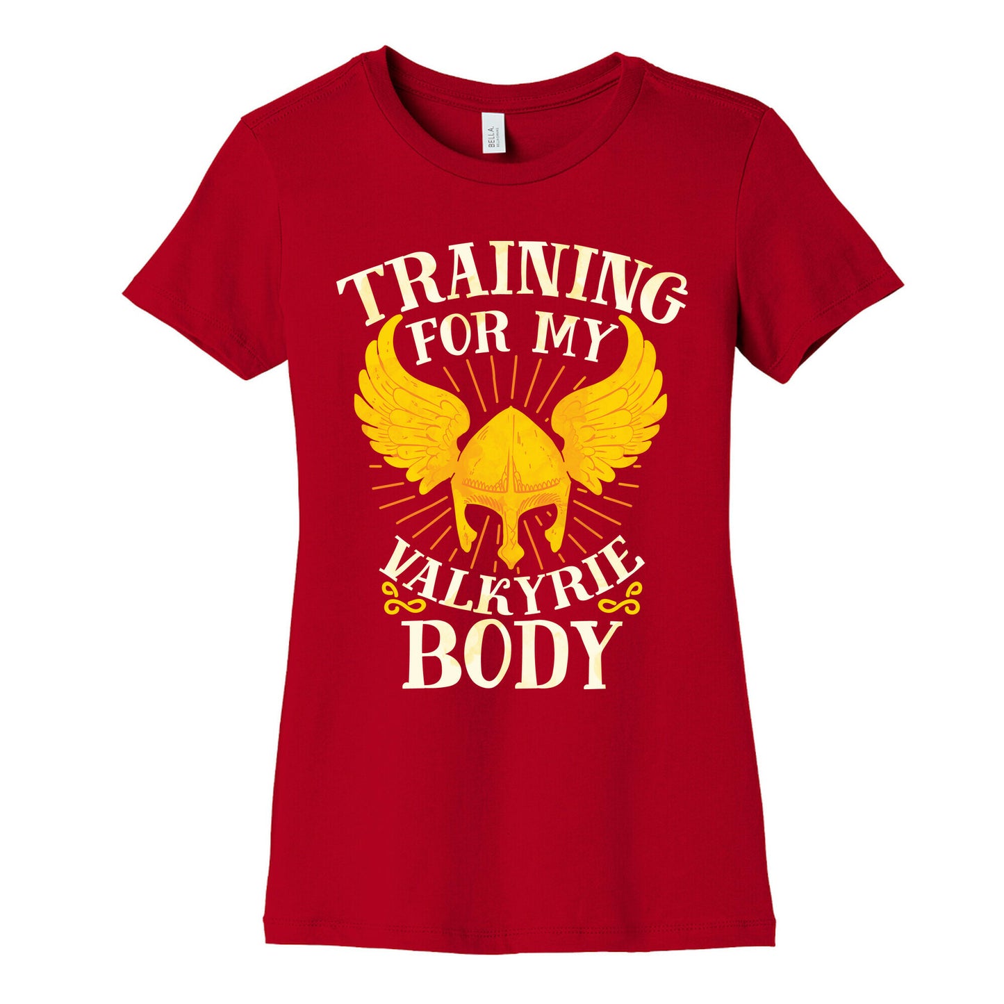 Training for My Valkyrie Body Women's Cotton Tee