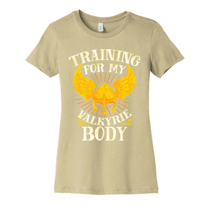 Training for My Valkyrie Body Women's Cotton Tee