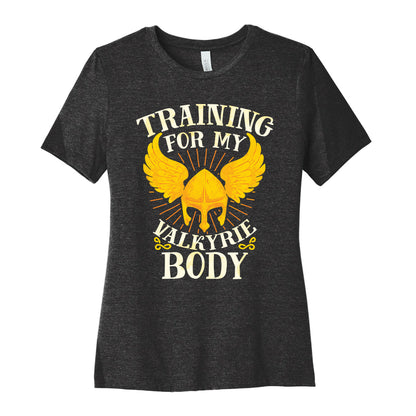 Training for My Valkyrie Body Women's Cotton Tee