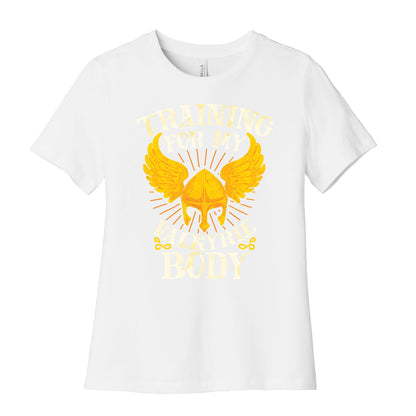 Training for My Valkyrie Body Women's Cotton Tee