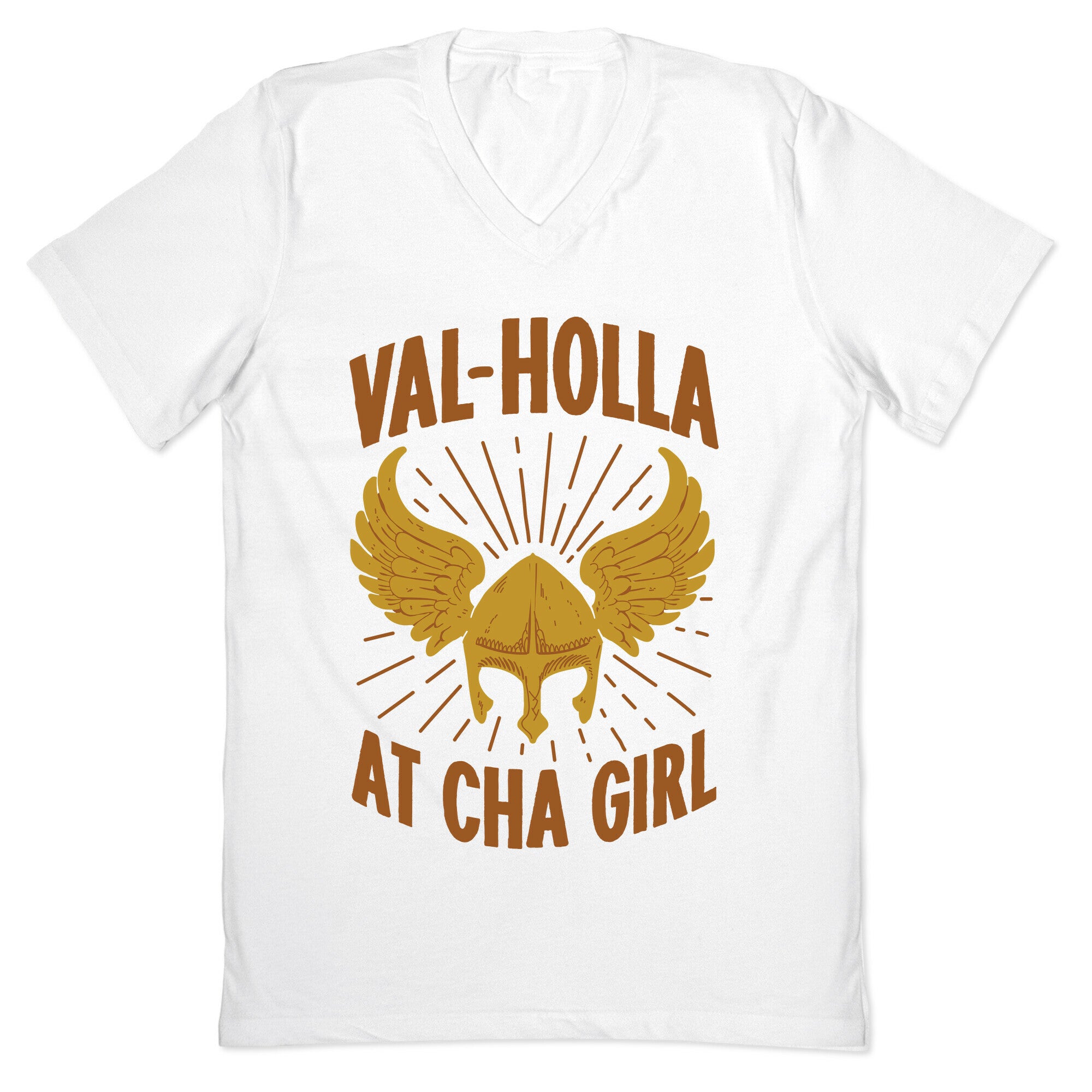 Val-Holla at Cha Girl V-Neck