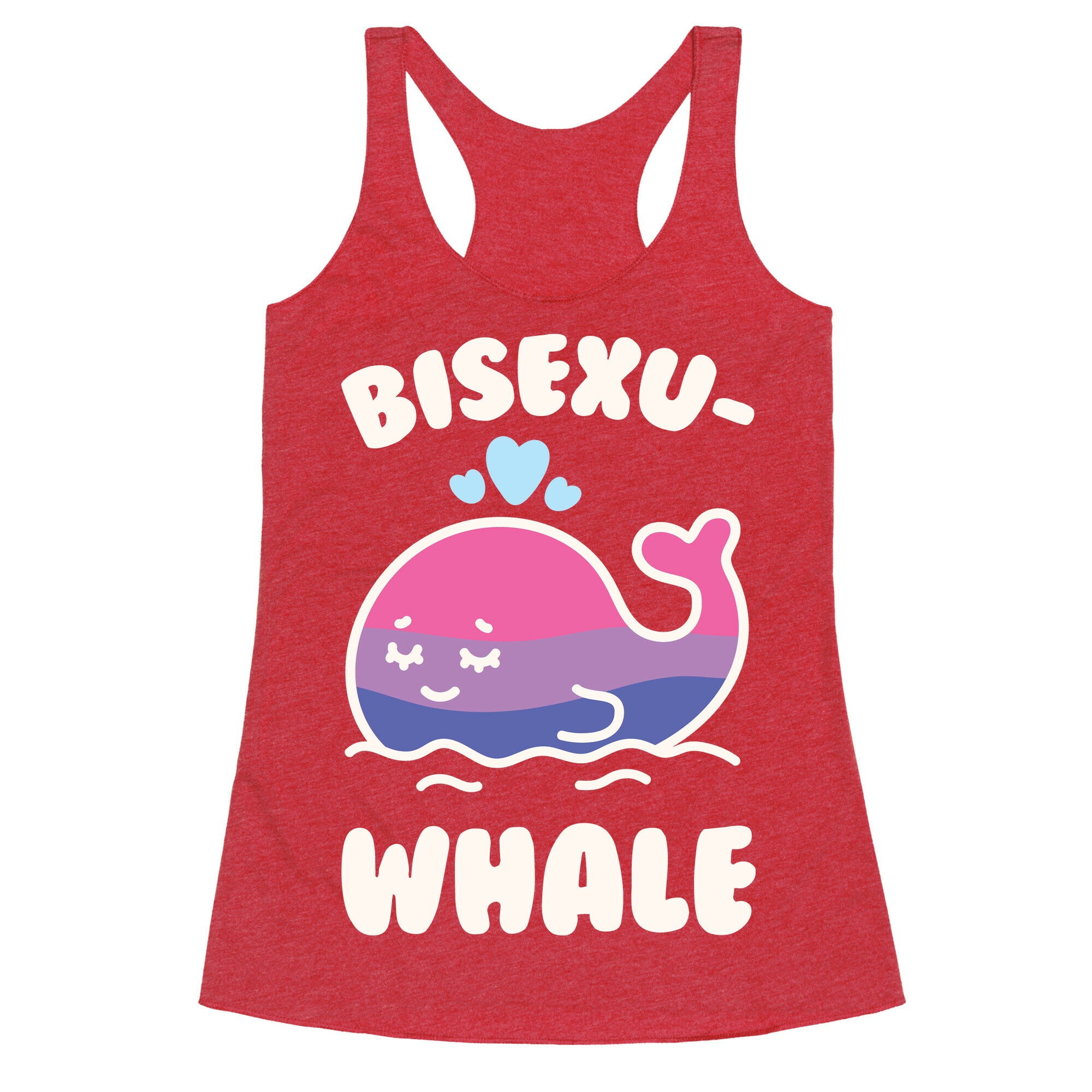 Bisexu-WHALE Racerback Tank