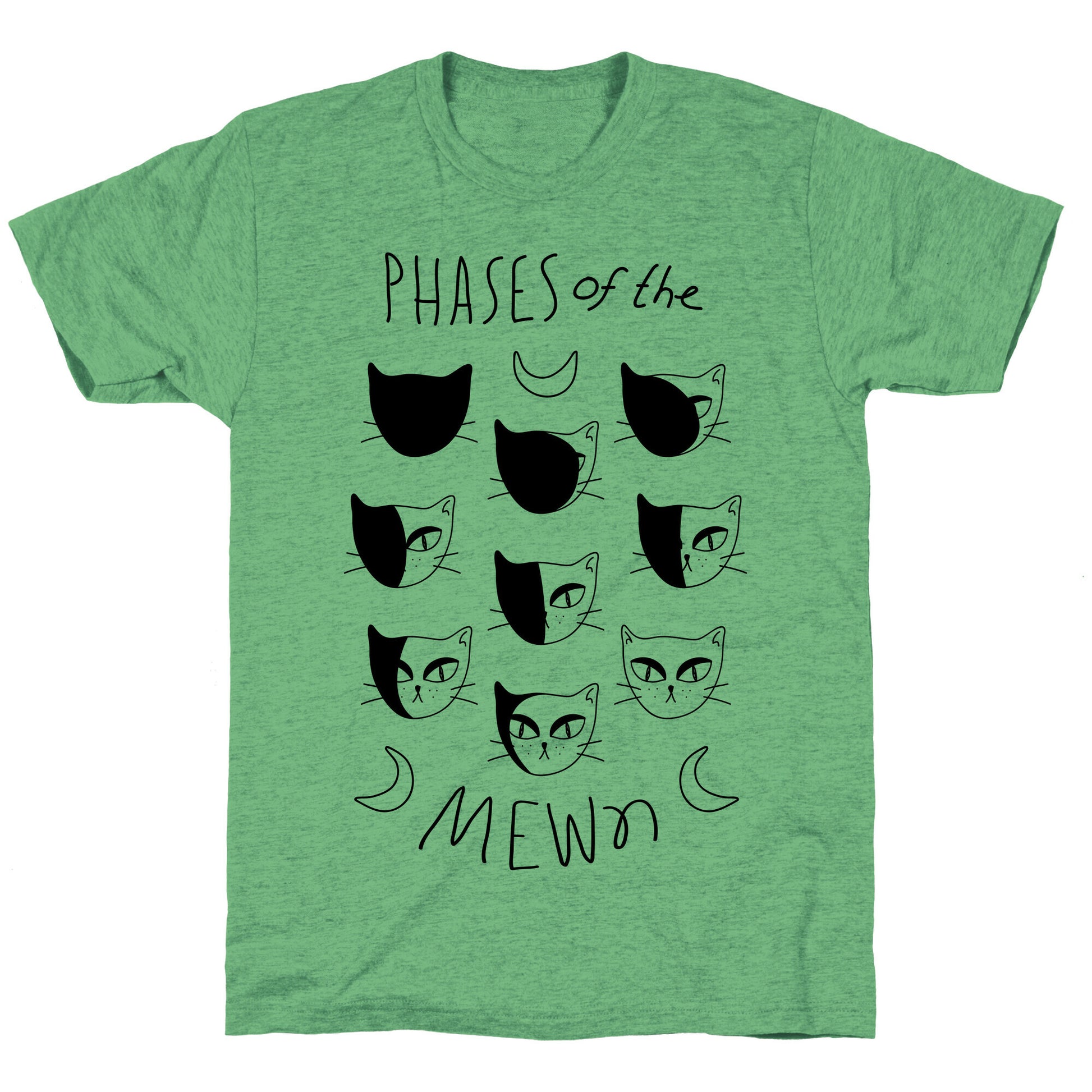 Phases Of The Mewn Unisex Triblend Tee