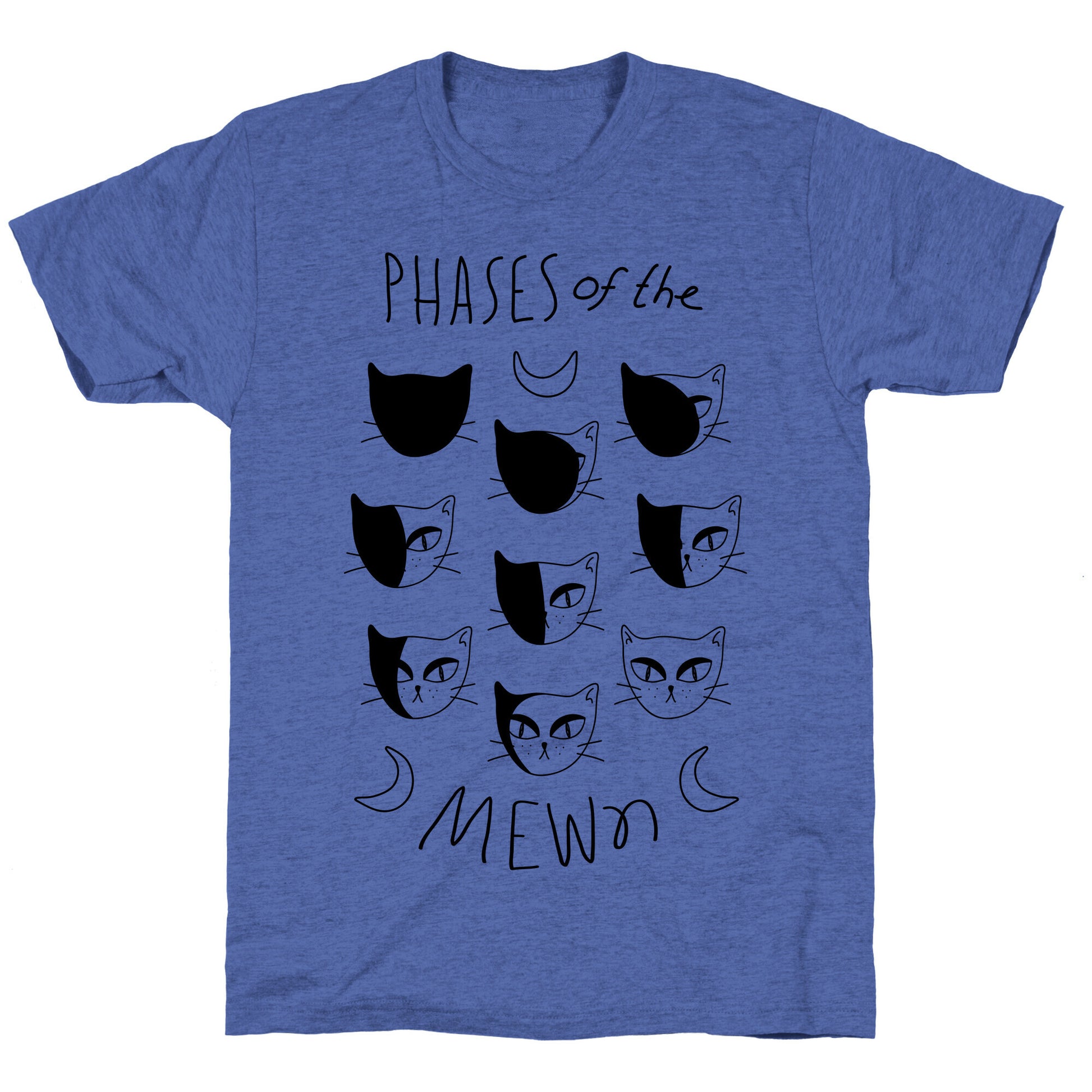 Phases Of The Mewn Unisex Triblend Tee