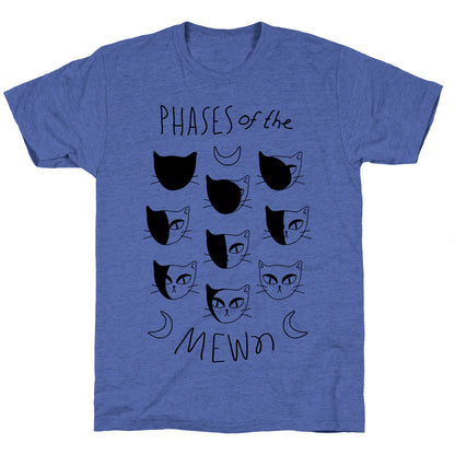 Phases Of The Mewn Unisex Triblend Tee