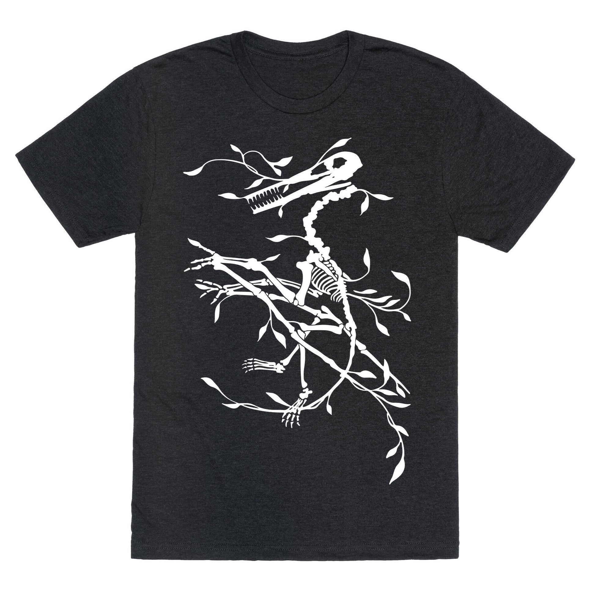 Floral Dinosaur Unisex Triblend Tee