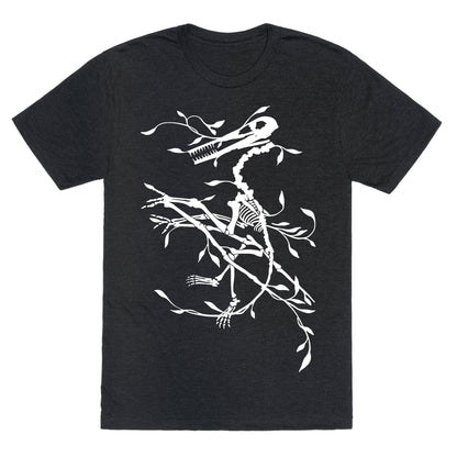 Floral Dinosaur Unisex Triblend Tee