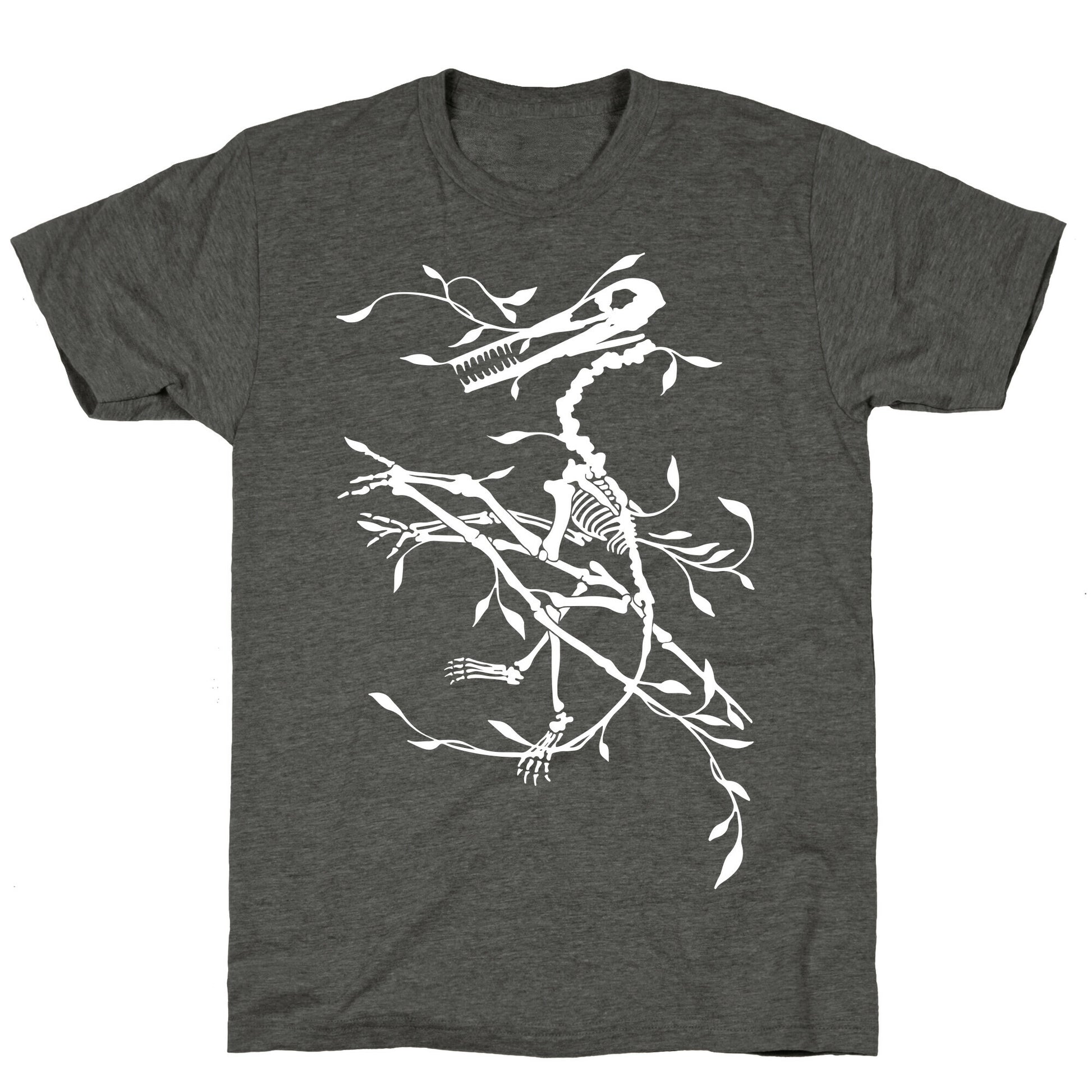 Floral Dinosaur Unisex Triblend Tee