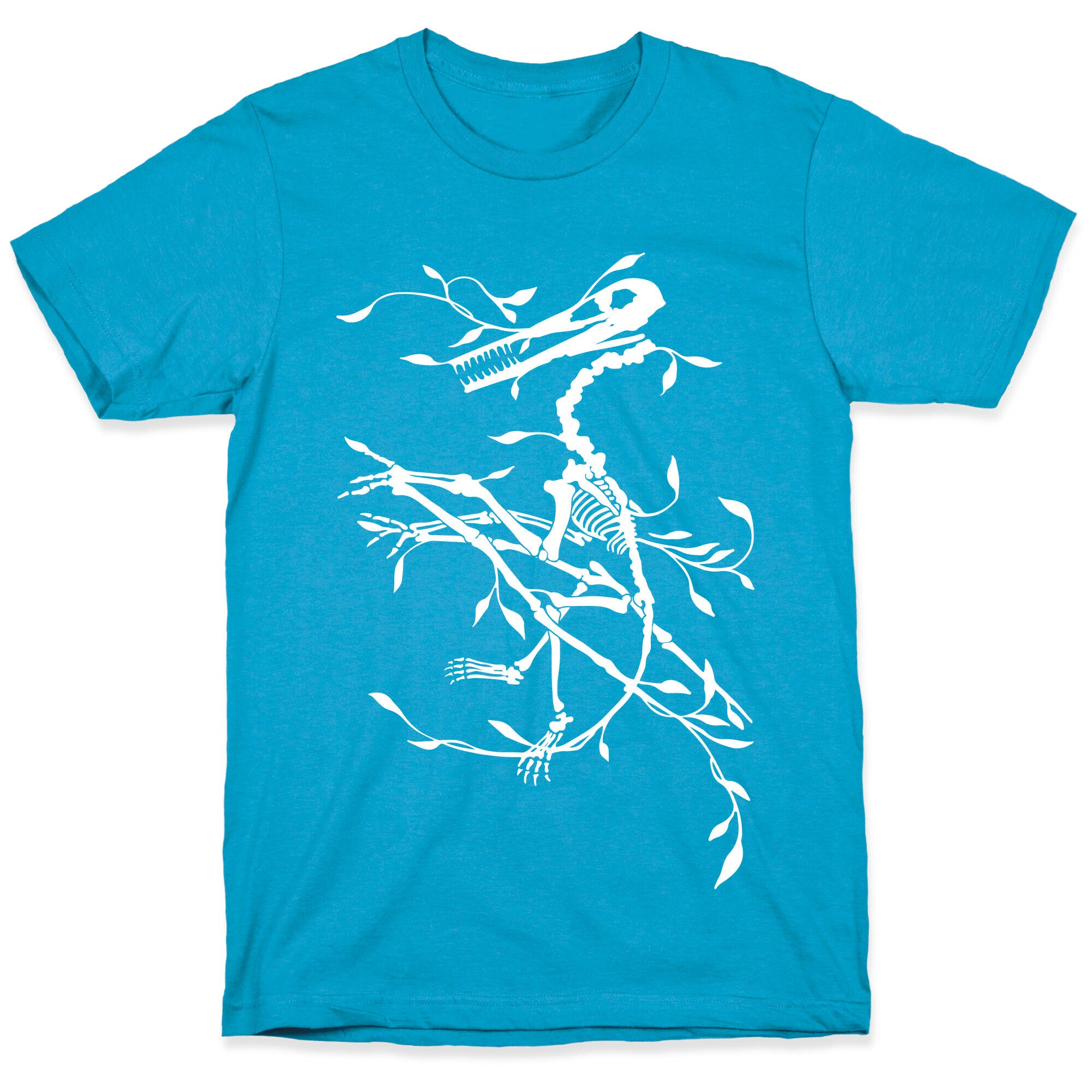 Floral Dinosaur Unisex Triblend Tee