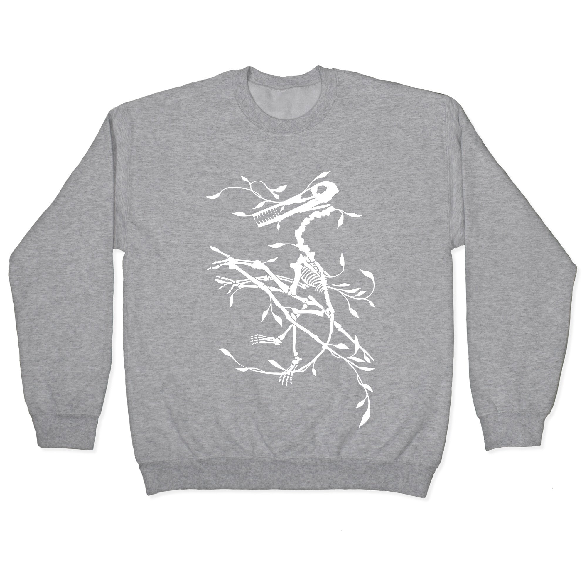 Floral Dinosaur Crewneck Sweatshirt