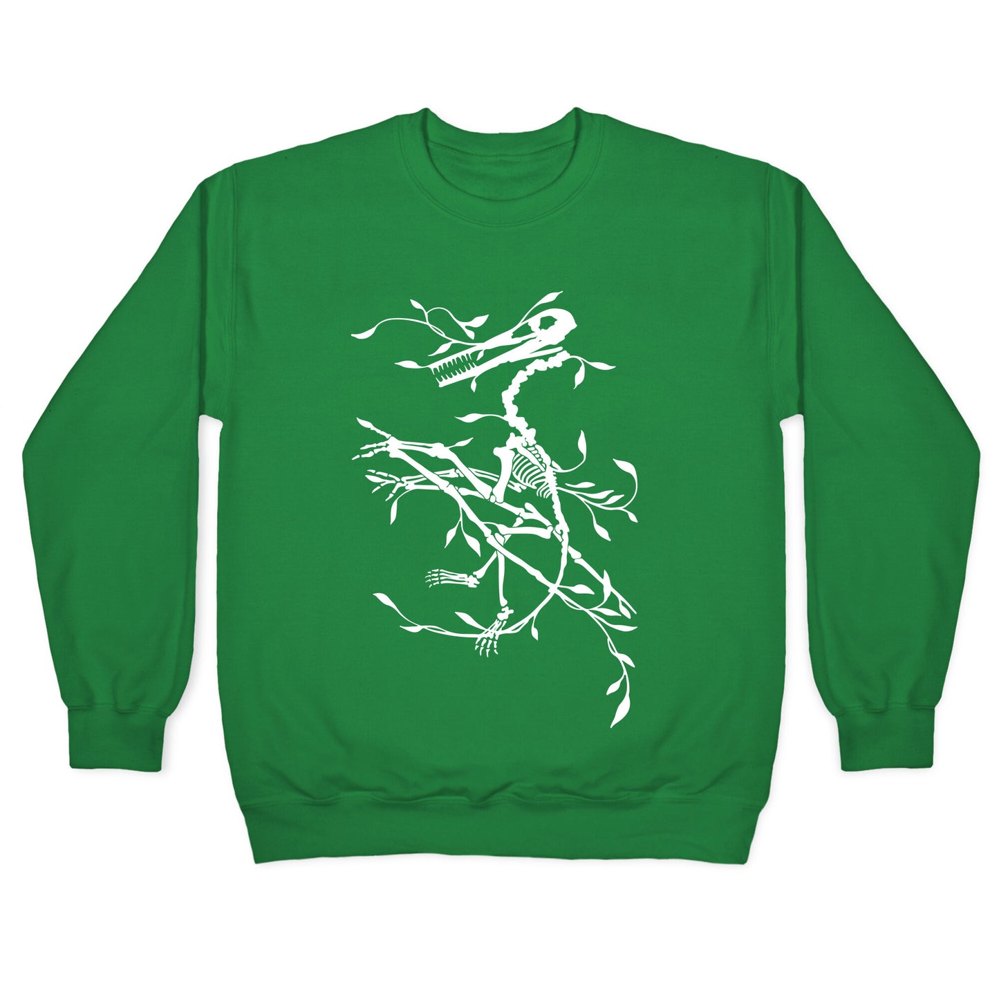 Floral Dinosaur Crewneck Sweatshirt
