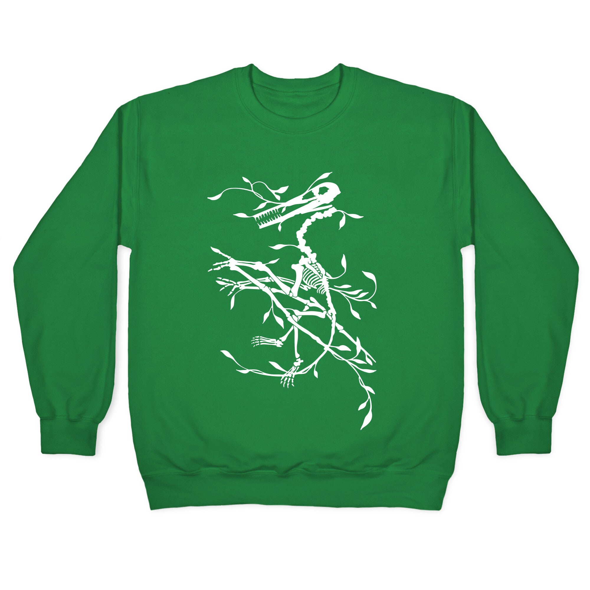 Floral Dinosaur Crewneck Sweatshirt