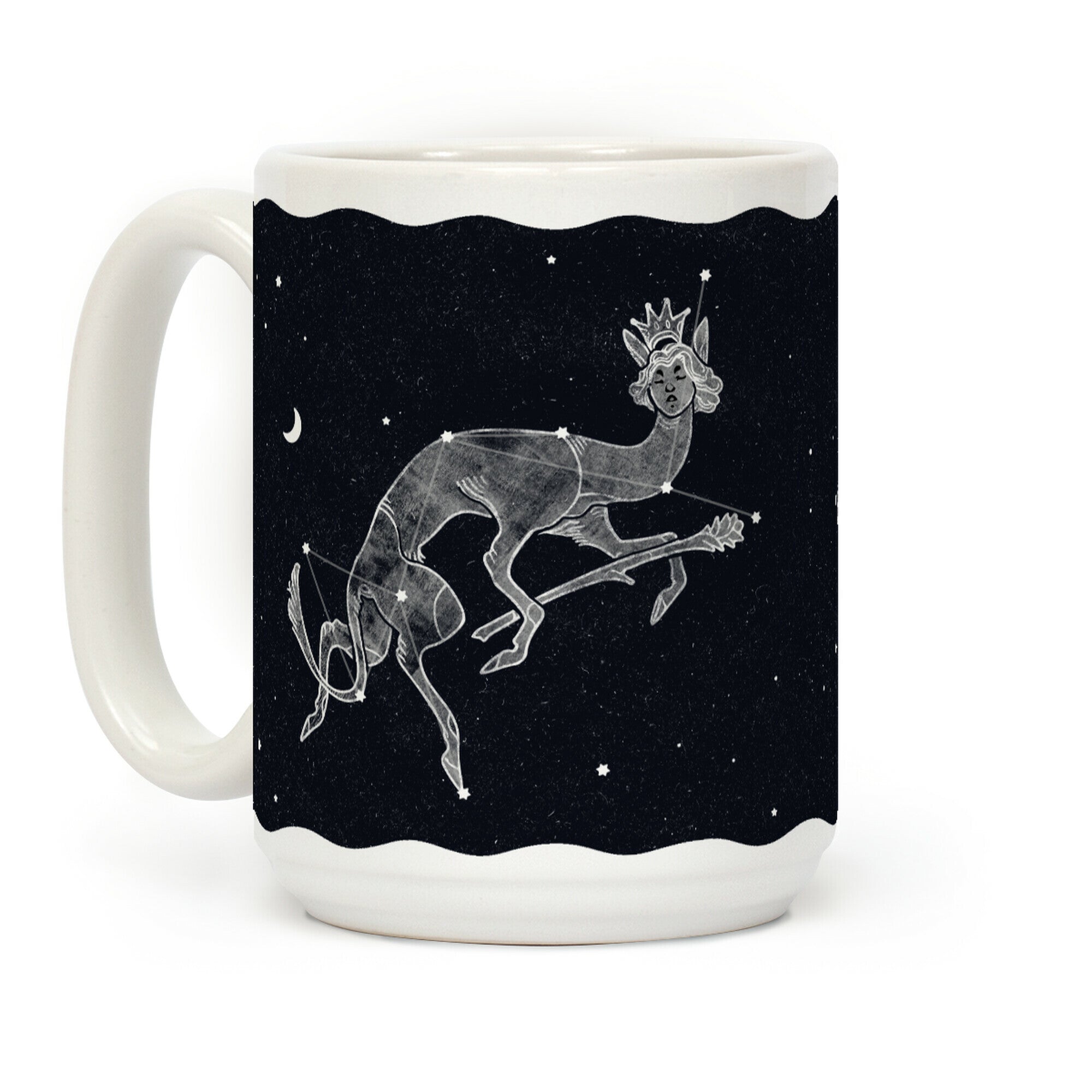 Deer God Stars Coffee Mug