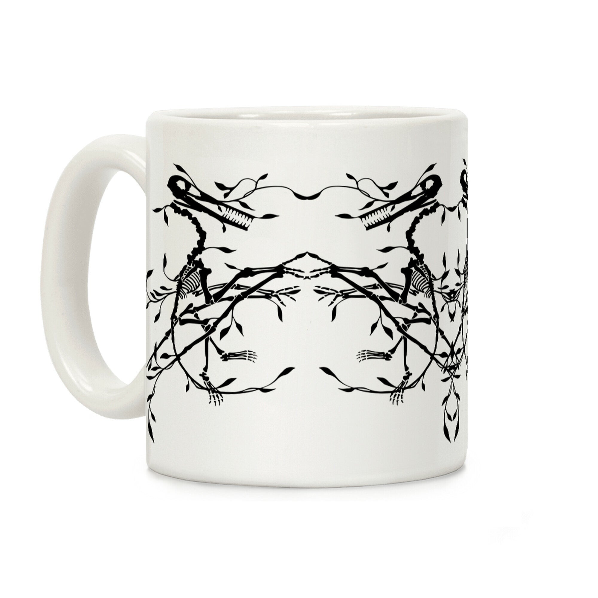 Floral Dinosaur Coffee Mug