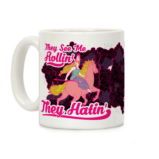 They See Me Rollin' They Hatin' Valkyrie Coffee Mug