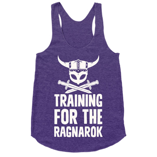Training For The Ragnarok Racerback Tank