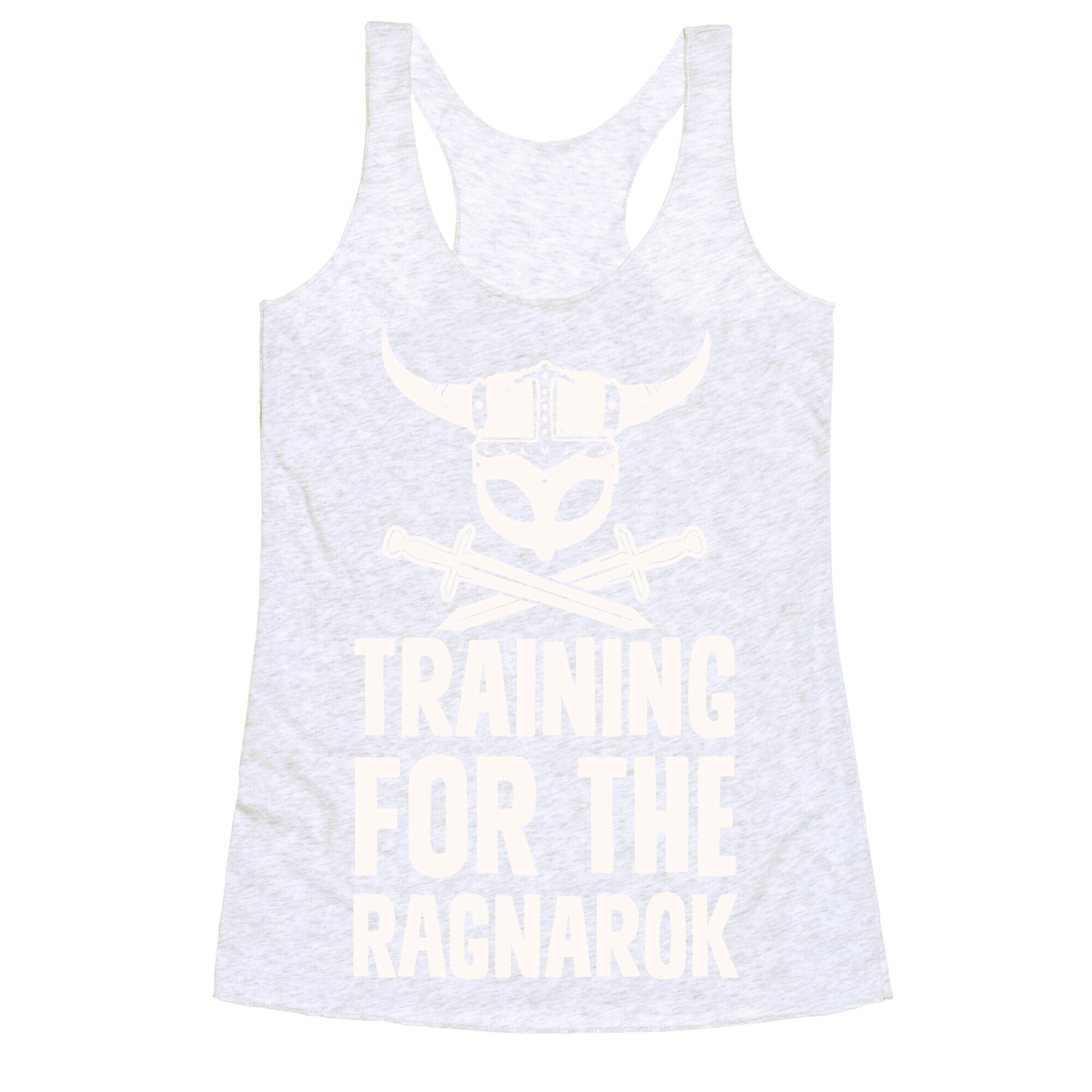 Training For The Ragnarok Racerback Tank
