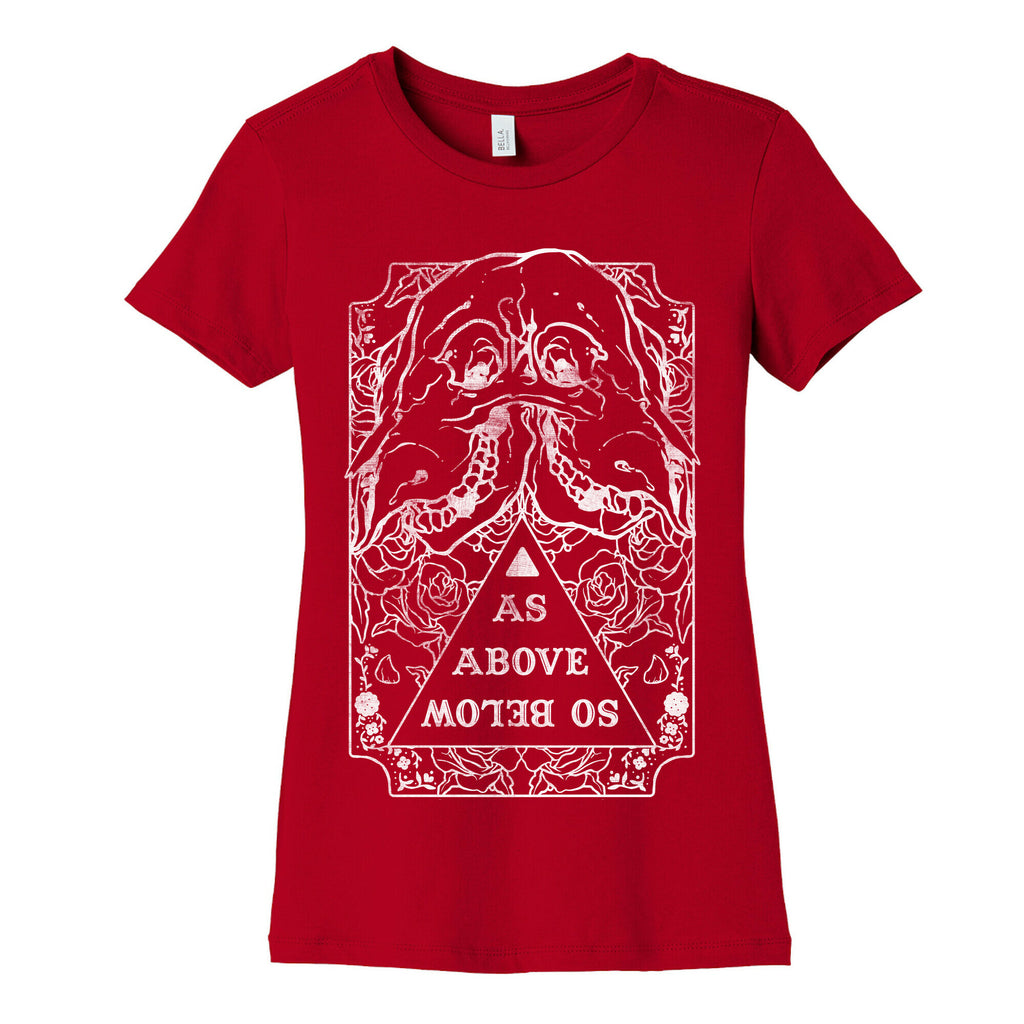 As Above So Below Women's Cotton Tee